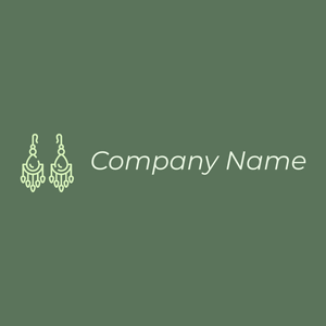 Earrings logo on a Finlandia background - Mode & Beauté