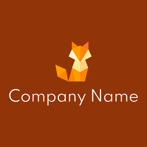 Fox on a Rust background - Animali & Cuccioli
