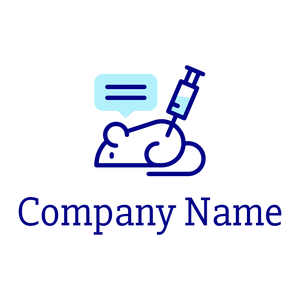 Experimentation mouse logo on a White background - Medisch & Farmaceutisch