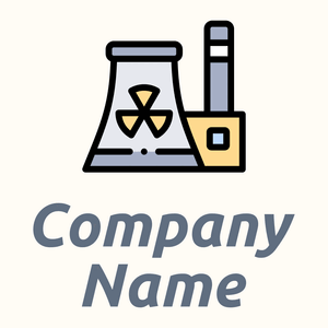 Nuclear plant logo on a Floral White background - Categorieën