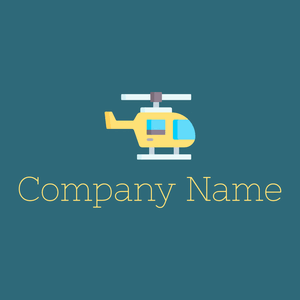 Air taxi logo on a Chathams Blue background - Automobile & Véhicule