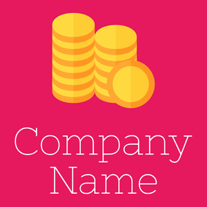 Coins logo on a Ruby background - Empresa & Consultantes