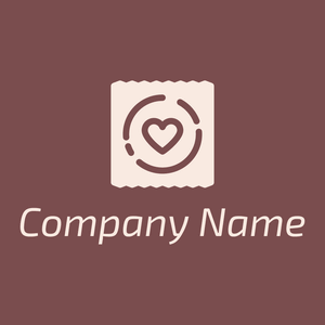 Condom logo on a Solid Pink background - Medizin & Pharmazeutik