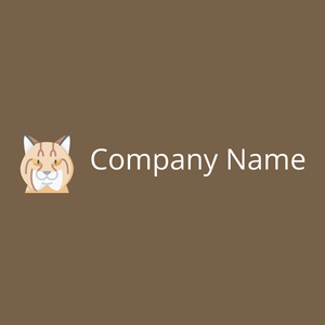 Pink Lady Bobcat on a Tobacco Brown background - Animali & Cuccioli