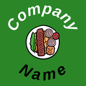 Kebab logo on a Bilbao background - Comida & Bebida
