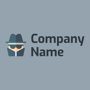 Spy logo on a Botticelli background - Abstrato