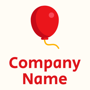 Fire Engine Red Balloon on a Floral White background - Juegos & Entretenimiento