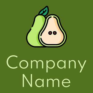 Pear logo on a Fiji Green background - Alimentos & Bebidas