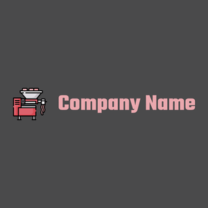 Meat grinders logo on a Payne's Grey background - Alimentos & Bebidas