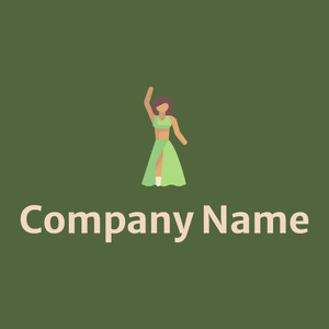 Feijoa Belly dance on a Chalet Green background - Entretenimento & Artes