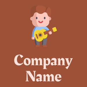 Musician logo on a Indochine background - Unterhaltung & Kunst
