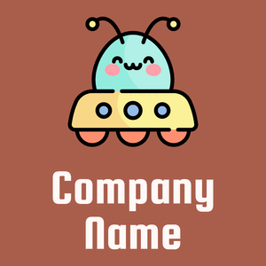 Alien logo on a Crail background - Tecnología