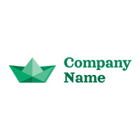 Origami logo on a White background - Abstracto
