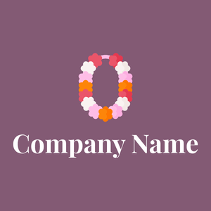 Necklace logo on a Trendy Pink background - Reise & Hotel