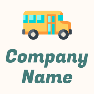 Bus logo on a Seashell background - Auto & Voertuig