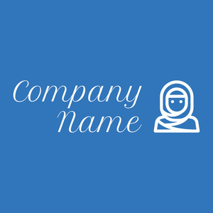 Muslim logo on a Curious Blue background - Moda & Beleza