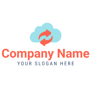 Cloud and data logo - Tecnología
