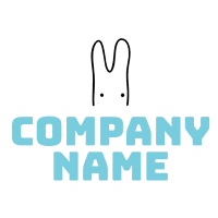 Cute rabbit ears logo - Animals & Pets