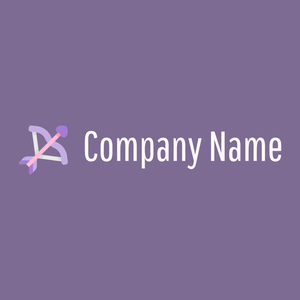 Cupid arrow logo on a Deluge background - Rencontre