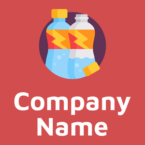 Energy drink logo on a Valencia background - Comida & Bebida