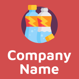 Energy drink logo on a Valencia background - Nourriture & Boisson