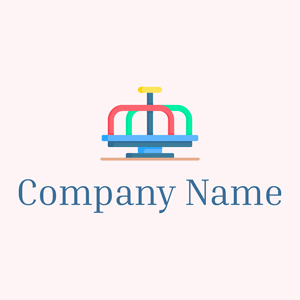 Merry go round logo on a Snow background - Giochi & Divertimento