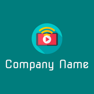 Robin's Egg Blue Video player on a Teal background - Arte & Entretenimiento