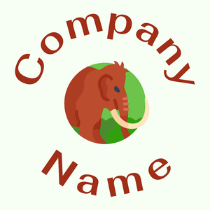 Mammoth logo on a Honeydew background - Animali & Cuccioli