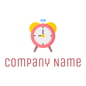 Red Alarm clock on a White background - Abstract