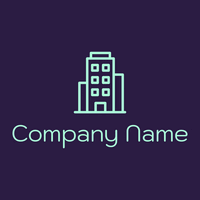 Building logo on a Blackcurrant background - Construction & Tools