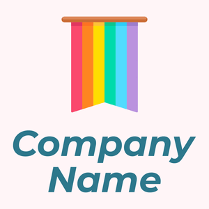Pride logo on a Lavender Blush background - Computer