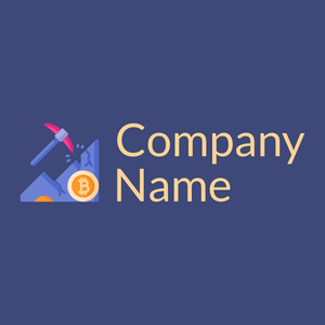 Mining logo on a Jacksons Purple background - Handel & Beratung