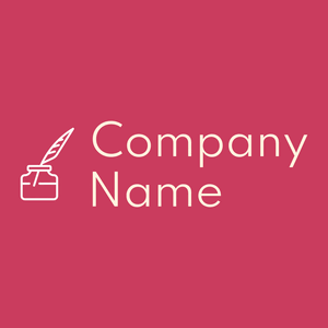 Quill logo on a Mandy background - Communicatie