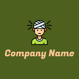 Trauma logo on a Verdun Green background - Medicina & Farmacia