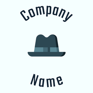 Fedora hat logo on a Azure background - Arte & Intrattenimento