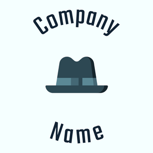 Fedora hat logo on a Azure background - Unterhaltung & Kunst
