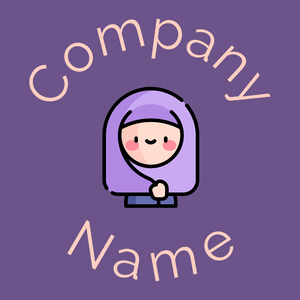Muslim logo on a Butterfly Bush background - Moda & Beleza