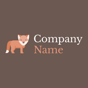 Fox logo on a Dorado background - Dieren/huisdieren
