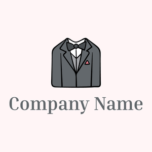 Groom suit logo on a Snow background - Moda & Belleza