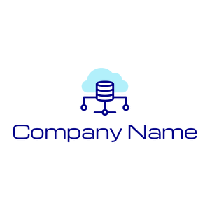 Cloud database logo on a White background - Arquitectura