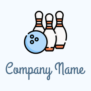 Bowling on a Alice Blue background - Juegos & Entretenimiento