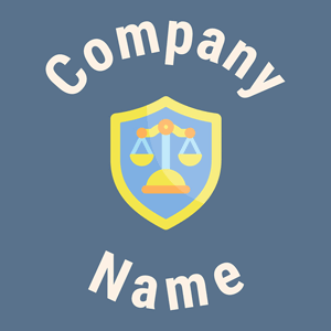 Protection logo on a Kashmir Blue background - Entreprise & Consultant
