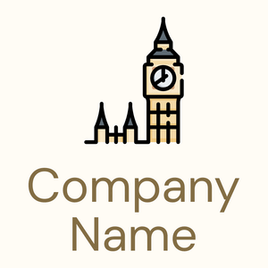 Big ben on a Floral White background - Arquitectura