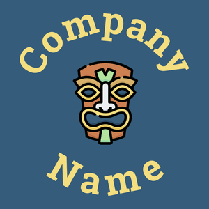 Mask logo on a Matisse background - Viajes & Hoteles