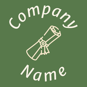 Diploma logo on a Glade Green background - Éducation