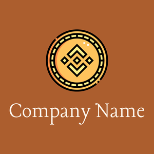 Bnb logo on a Fiery Orange background - Techno