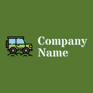 Jeep logo on a Green Leaf background - Automobile & Véhicule