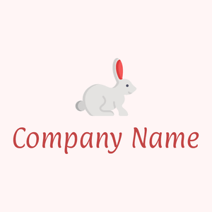 White Rabbit logo on a Snow background - Animales & Animales de compañía