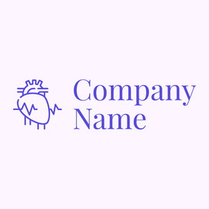 Heart logo on a pink background - Medical & Farmacia