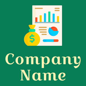 Report logo on a Pine Green background - Negócios & Consultoria